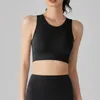 Al Yoga Contrapped Top Top Summer Sports Bra Женщины-выталкивающие выстраивающие футболки без рукавов красивая