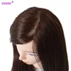 Mannequin -Köpfe Training gefälschte menschliche Köpfe, die Frisuren praktizieren, die synthetische Haarpuppen professionelles Styling Q240510 praktizieren