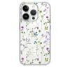 iPhone 15のPro Max Flower Magnetic Case Magsafe Floral Patternと互換性のあるクリアスリムな薄いカバー女の子の女性