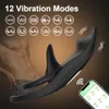 Andere Gesundheit Schönheit Artikel Bluetooth Cockring Penis Ring Vibrator für Männer App Control Hahn Ringe Verzögerung Ejakulation Clitoris Stimulator Spielzeug für Frauen T240510