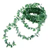 Fiori decorativi 75m viti verdi ghirlanda fogliame edera artificiale piante sospese foglie di ghirlanda fai -da -te vite simulata per arredamento autunnale di nozze