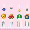 Decorative Figurines 4pc Kawaii Cartoon Wind Chimes 50x10cm Kids Toys DIY Room Decoration Spinner Campanula Home Decor Birthday Gift