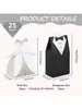 Gift Wrap 50pcs Wedding Favor Boxes Small Party Bride And Groom Candy ForDress Tuxedo