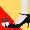 Pacote de moda de peças de sapatos Shoes de moda para calcanhar alto sapatos anti-skid Mulheres garotas de cinto colorido sólido