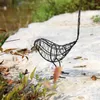 Figurine decorative Iron Bird Abstract Animal Figurina Retro Nordic Decorazione per la casa Art Regalo creativo Metal