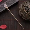 2024 Vintage Chinois Style Hanfu Hair Stick Femme Metal Glaze Hair Fork Hairbisticks Hairpin Woman Bijoux Clip Clip Accessoires Pour les anciens ornements de cheveux chinois