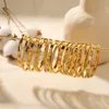 2024 New Arrival Gold Opening Bangle Tarnish Free CZ Star Zircon Cuff Bangles For Women Fashion Bangle Jewelry