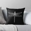 Pillow Blue Darner Dragonfly - Black Throw Covers Dekoracyjne okładkę luksus