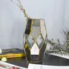Titulares de vela Crystal Glass Holder espelho Geométrico Nórdico Decorações de casamento Kerzenhalter decoração de casa ZP50ZT