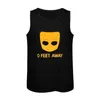 Herrtankstoppar grindr - o ft away tank top anime t -shirts västar för män gymkläder T240510