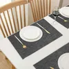 TABLEAU MATS BLACK HALLOWEEN PLACEMATS PLACE MAT SET DE 6 NON SLOP FACILLE À LA VIE EN VELABLE COSIBLE LAVable