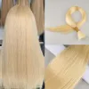 1 kg pris cabelo naturlig loiro russo 50 cm 55 cm 60 cm flätande hår nej inslag 100% mänskliga hårförlängningar bulk rak blondin