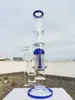 16 Zoll beruhigen Glas Bong 9mm Dicke Dicke schwergrüne Eisfänger Quallenfilter Shisha Glass Bong Dab Rig Recycler Wasser Bongs 14mm US -Lagerhaus