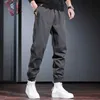 Herrbyxor 2024 Spring Elegant Fashion Harajuku Slim Fit Ropa Hombre Loose Full Match Casual Pants Button Pocket Cargo Pants Sports Pantsl2405