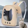 Cat Carriers Pet Carrier Backpacks Kittens Bag With Ventilated Design Safety Straps Buckle Support Ventilate Transparent Backpack