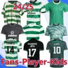 Celts 2024 2025 KYOGO Football Shirt Fc 23 24 25 European Home Away Third Soccer Jerseys CeLtIC DAIZEN REO McGREGOR 120 Years Hoops Anniversary Irish Origins Special