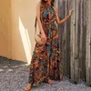 Abiti casual per donne 2024 Ospite di nozze Summer Maxi Boho Long Plus size