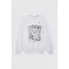 Damen Sweatshirts Frühherbst neue Kollektion Abmagie Herren weiße Tinte Digitaldruck Schlange Schmetterling Biene Fleece Damen -Pullover