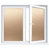 Window Stickers Gold Matte Frosted Glass Film Sticker Static Privacy Self-adhesive Translucent Opaque Sliding Door Office Home Decor