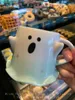Tasses halloween fantômes tasse tasse céramique elfe nouveauté café tasse d'eau mignon carton jus de lait de lait décor à la maison cadeaux enfants