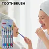Bouleau de bosse à dents pour adultes 5 PCS Bristle à poils à bois de charbon de bois Bristle Ultra Care de dents Personnelles plusieurs couleurs Bamboos