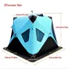 Tents and Shelters 2-person winter ice fishing tent 180cm wide 200g cotton cold warm outdoor camping equipment snow house 4 storiesQ240511