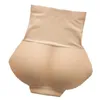 CXZD Kvinnor Fake Ass Butt Lift Briefs Sömlös underkläder Hög midja Mag Mage Control Shaper Hip Up Padded Push trosor 240428