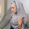 Craquins foulards arabes houstoux en mousseline de soie en mousseline de soie imprimée vintage