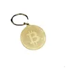 Token Gold Coin Key Plate Keychain Chain Novelty Party Favor Metal Keyring Commemorative Souvenir Gift 0207 ring