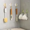 Hooks Light Luxury Wall Hook Silver Gold Acrylic Self-adhesive Bathroom Towel Rack Punch-Free Coat Bag Hanger Holder Home Decor