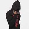 Sweats à capuche masculine Sweatshirts Fashion Full Zip Hooded Matta Veste à sweat graphique étoile SEVE TOP SEVE SPHIRT GRUNGE Y2K Vêtements Strtwear H240508