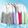 Мужские повседневные рубашки плюс размер S-7XL Mens Summer Pat Cooled 2024 Модный водонепроницаемый ветрозащитный ультра-тонкий защита от солнца Q240510