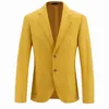 Costumes masculins Business Casual Color Color Blazers for Men Single Breasted Slim Quatre Season High Quality Fabric Gentleman Terno Masculino