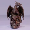 Nowy produkt Fly Skull Statue Desktop Garden Desktop Dragon Decoration