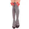 Femmes chaussettes de Noël bas Bowknot Strawberry Sexy Sexe High Knee Collos Bashoshose Homose Ladies Couleurs Zebra Modèle