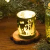 Kandelaars Kerstkaarsen Kaarsen Cup Tealight Lampen Desktop Display Ornament Year Home Party Dinner Xmas Festival Lights Decorations Decorations