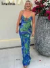 Lässige Kleider Frauen Elegant Party Club Streetwear Beach Urlaub Bodycon Langes Kleid 2024 Sommerkleidung Großhandel Artikel für