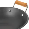 Pans Pandée en bois Pratique Portable Portable Portable Small Pot Fifood Cuisinage Ustensile Frysile Nastick avec couvercle