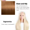 Mannequin Head Human Model Head 26 pouces Blond Blond Long Synthétique Fibre Hair Styling Training Doll Accessoires Q240510