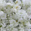 Dekoratif Çiçekler 5d Beyaz Yapay Gül Bezi Çiçek Duvarı Asmak Wisteria Orkide Kumaş Kırmızı Çiçek Düğün Zemin Partisi Dekor Po Props