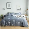 King Duvet Cover 100% Baumwollgrün floraler Set 3 Stück 1 Boho Vintage Blume gemustert 240506