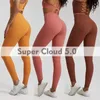 SHINBENE Super Cloud 25 Nylon High Waist Yoga Pants 4-way Elastic Spandex V-shaped Back Gym Fitness Legs 240428