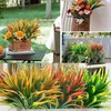 Kwiaty dekoracyjne 2Pak/działka Abs sztuczne rośliny Realistyczne dla koloru ogrodu w pomieszczeniach i na zewnątrz