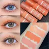 1pcs Sıvı Allık Velvet Mat Blusher Yüz Pigment Kalıcı Güzellik Doğal Krem Yanak Tonu Turuncu Şeftali Makyajı Maquiagem 240510