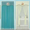 Shower Curtains Door Curtain Double-layer Lace Gauze Simple And Stylish Household Nail-free Mosquito-proof Silent