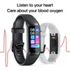 Relógio inteligente banda smartwatch freqüência feminina freqüência de sangue sangue impermeável conectado Smart Bracelet Sport Fitness Tracker