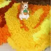 Carpets Sunflower Soft Tufting Carpet Art Flower Shape Plush Living Room Bedroom Decor Floor Mats Bedside Area Rugs Coffee Table Pad