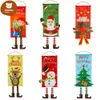 Santa Canvas New Christmas Snowman Ornaments Suitable For Home Restaurant Wall Window Pendant Decoration Fy3103 B1022