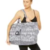 Al Designer väska män och kvinnor fiess handhållen yoga stor kapacitet kort distans resväska canvas shoppare tygväskor