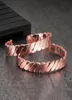 Bangle Vinterly Magnetic Copper Armband Men Justerbara öppna manschettarmband Artrit Health Energy Charms Bangles för Womenbangle9478948